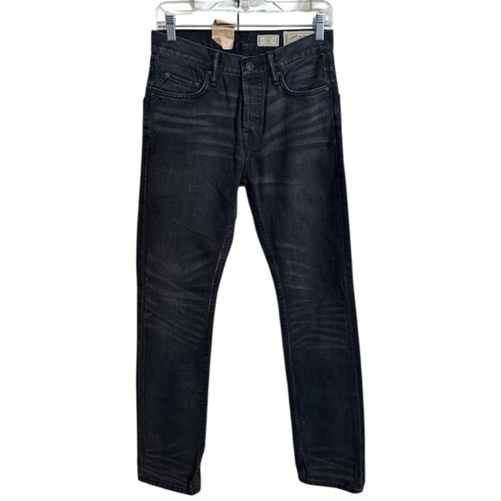 ALLSAINTS Iggy Slim Fit Jeans Truxton Dark Grey Denim NWT Size 28